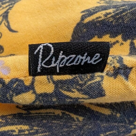 Yellow, floral tank top XL - Picture 7 of 7